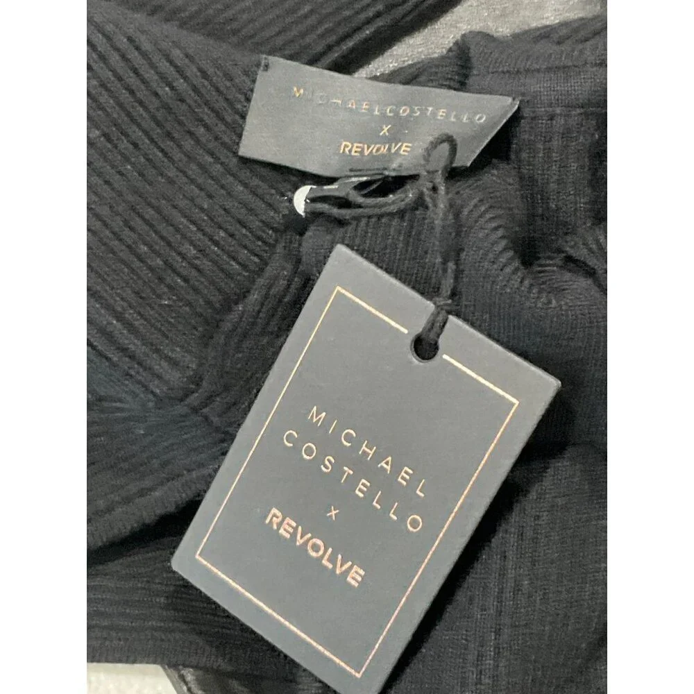 Michael Costello x REVOLVE Soraya Sweater in Black XX-Small New Womens Knit Top
